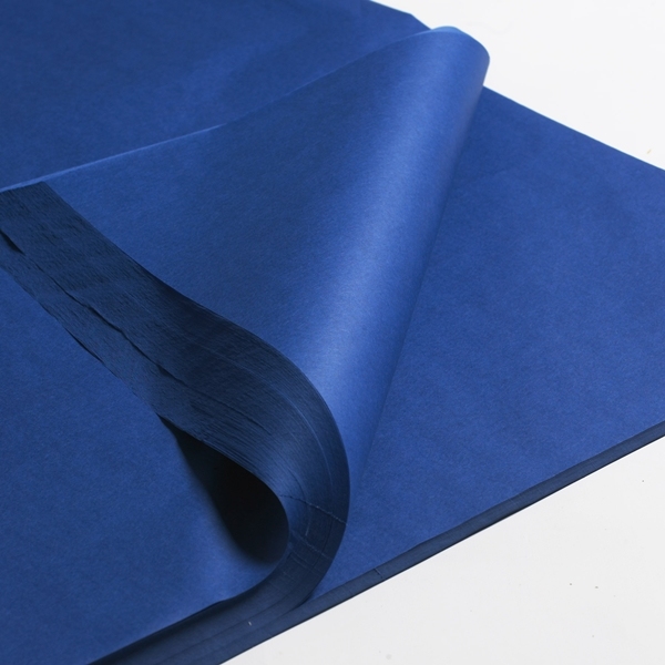 50x Blue Tissue paper 20x30" - 500x750mm