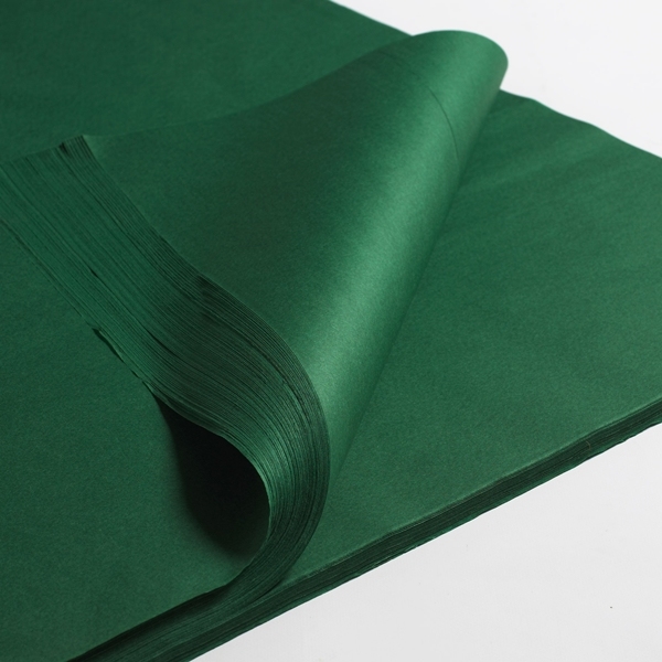 20x Green Tissue paper 20x30" - 500x750mm